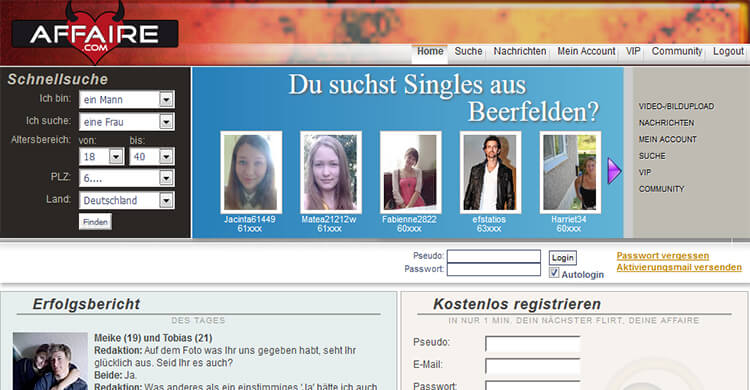 Affaire.com im Test