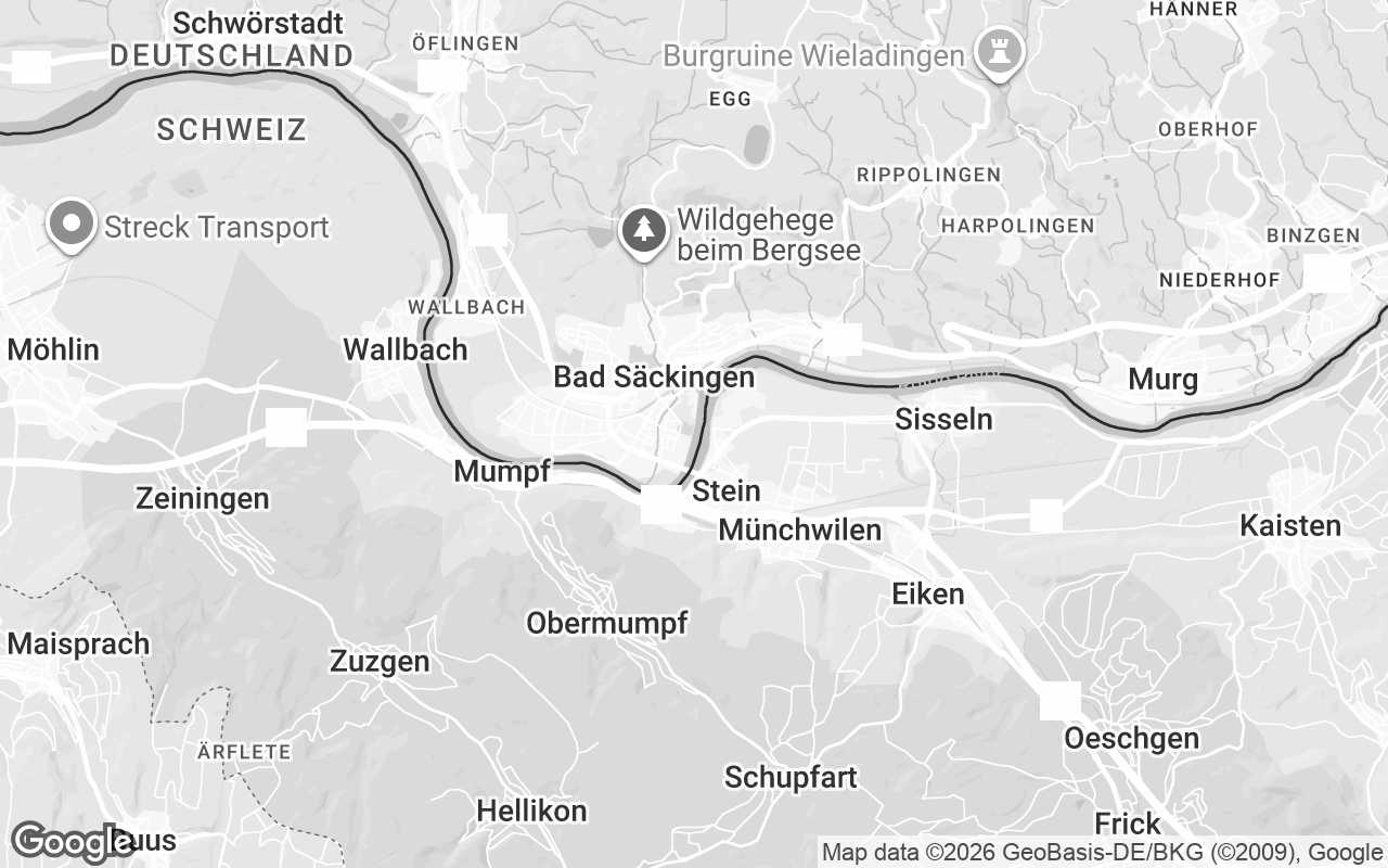 Karte von Bad Säckingen