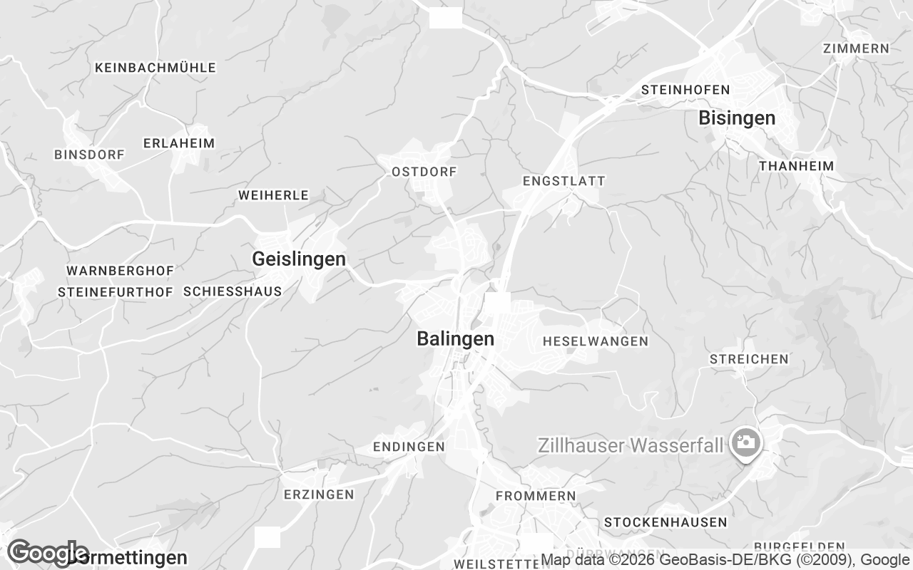 Karte von Balingen