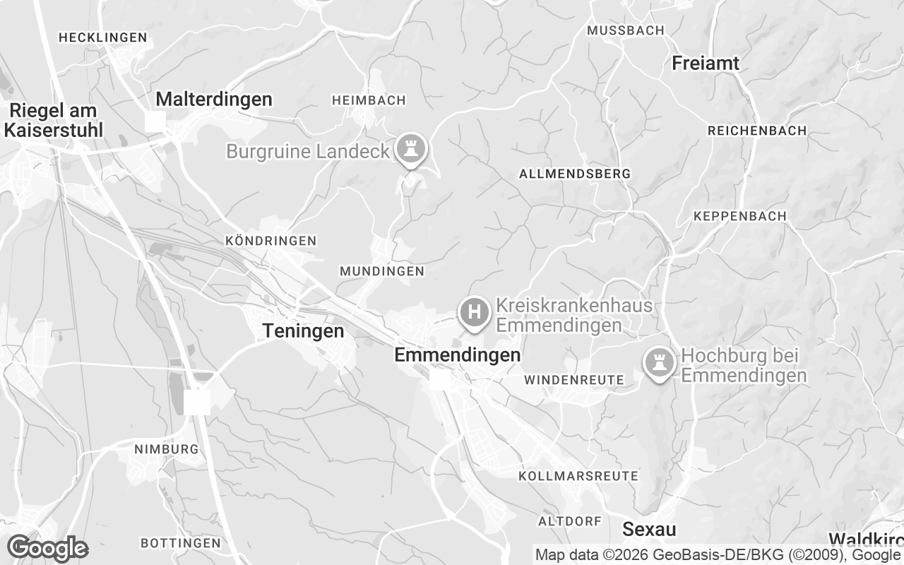 Karte von Emmendingen