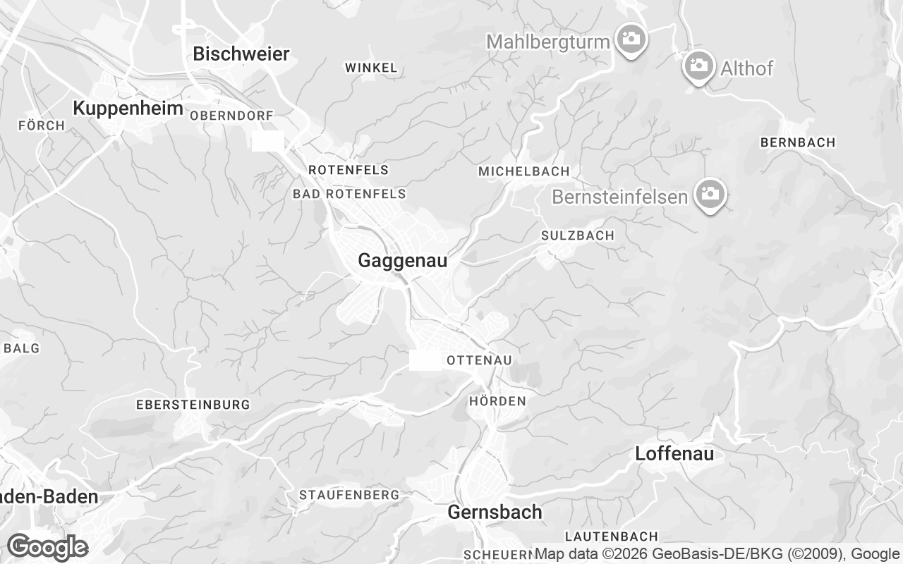 Karte von Gaggenau