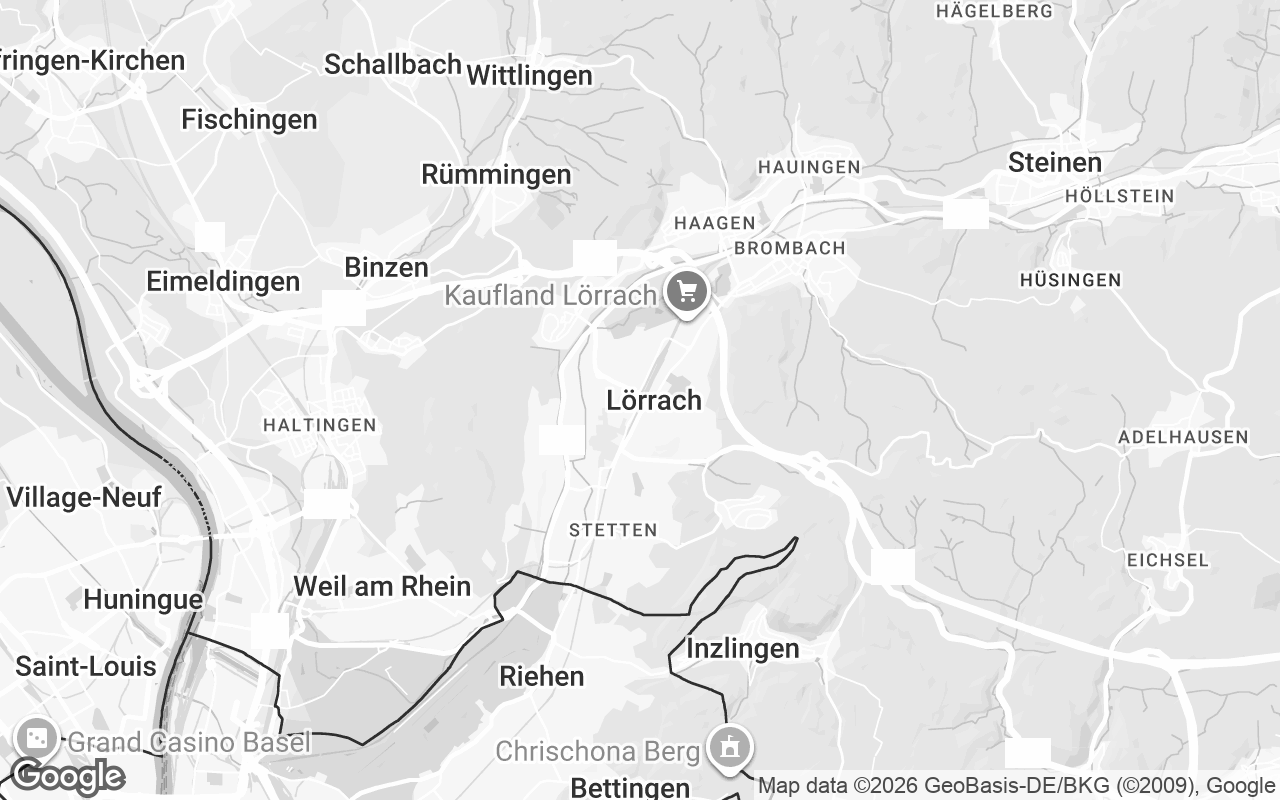 Karte von Lörrach