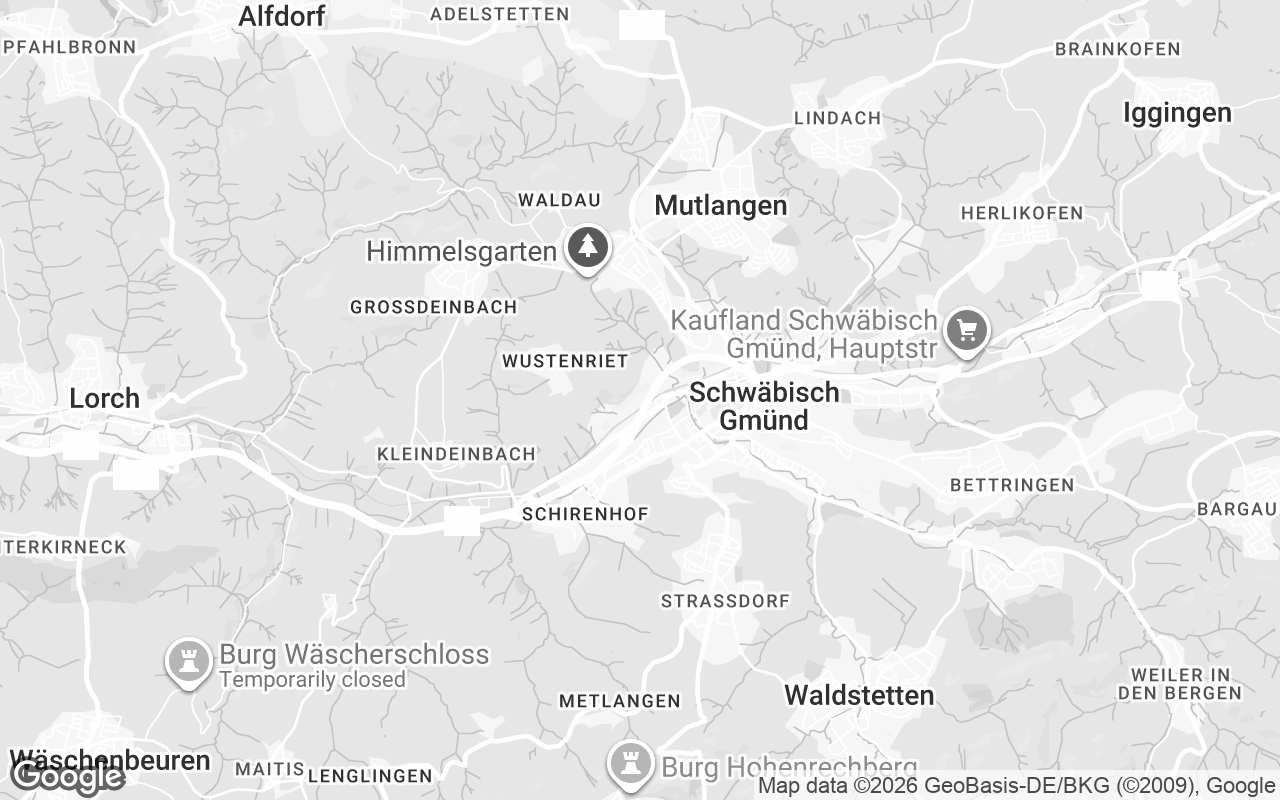 Karte von Schwäbisch Gmünd