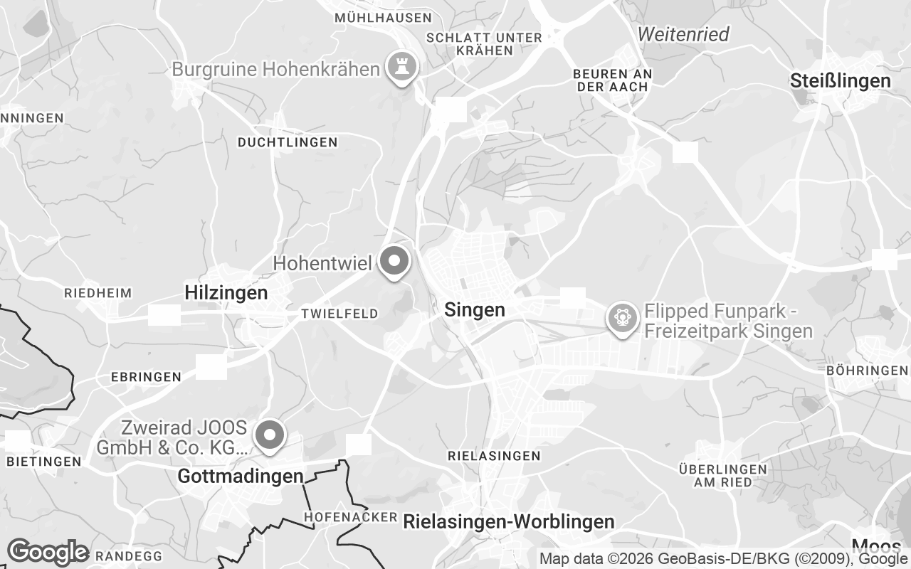 Karte von Singen (Hohentwiel)