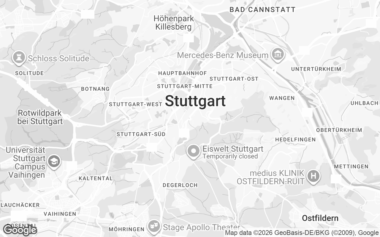 Karte von Stuttgart