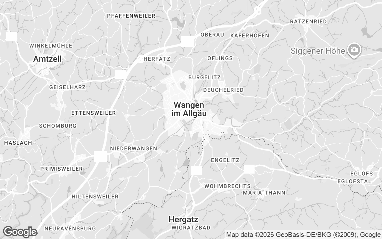Karte von Wangen im Allgäu