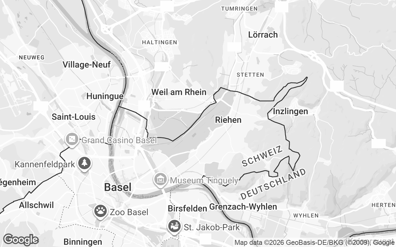 Karte von Weil am Rhein