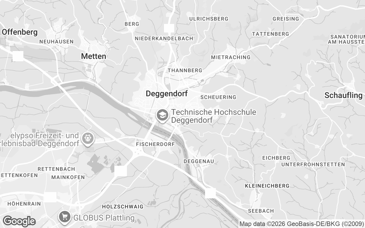 Karte von Deggendorf