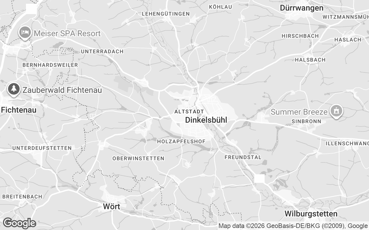 Karte von Dinkelsbühl