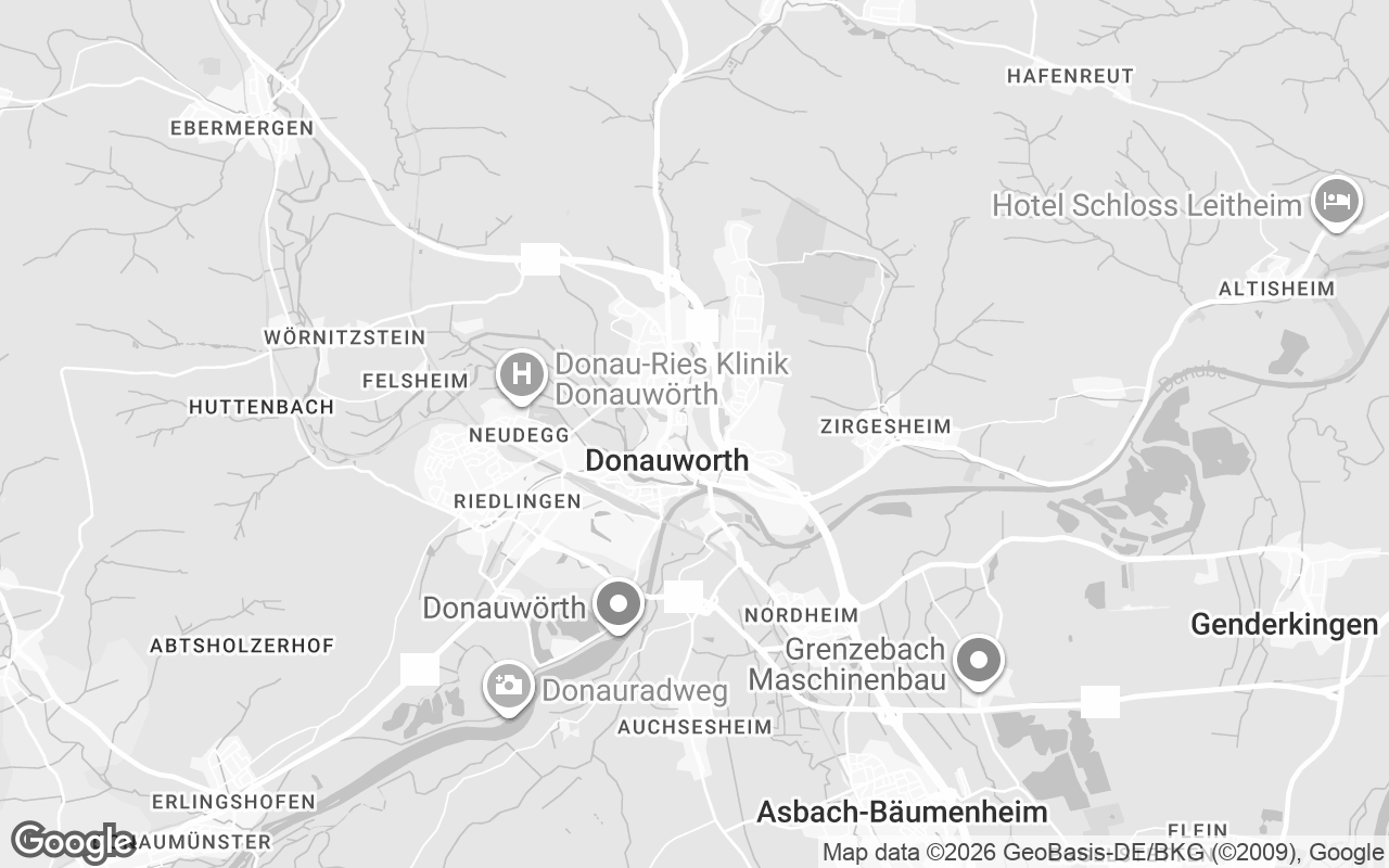 Karte von Donauwörth