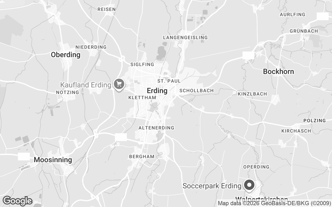 Karte von Erding