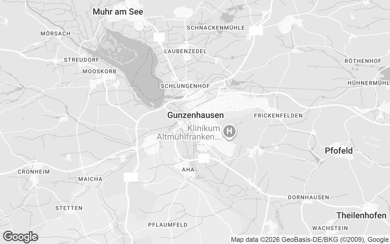 Karte von Gunzenhausen