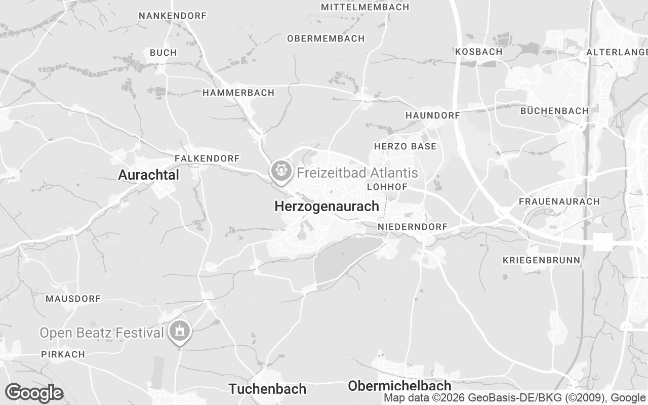 Karte von Herzogenaurach
