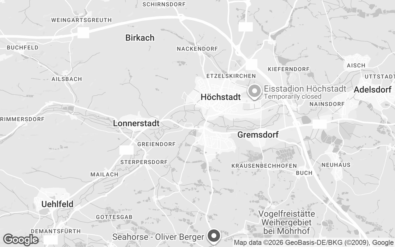 Karte von Höchstadt an der Aisch