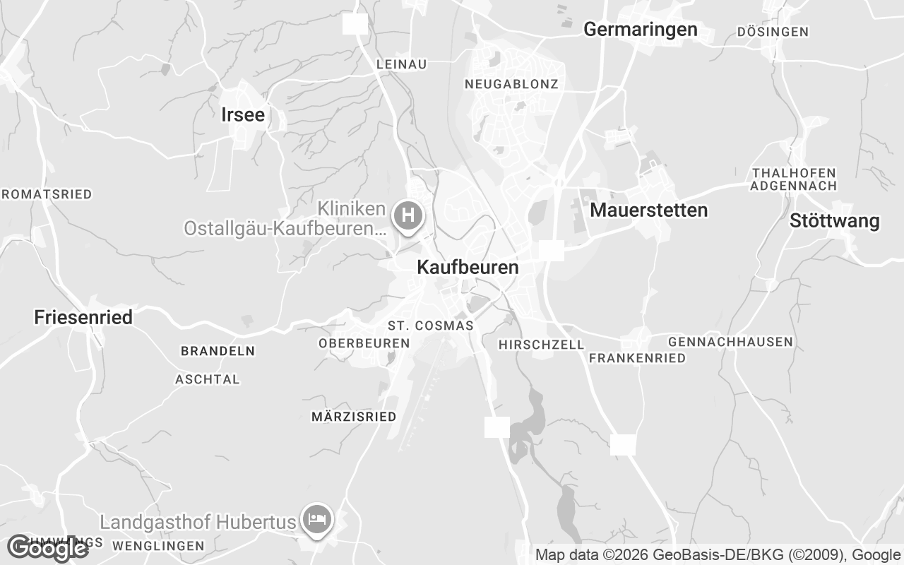 Karte von Kaufbeuren