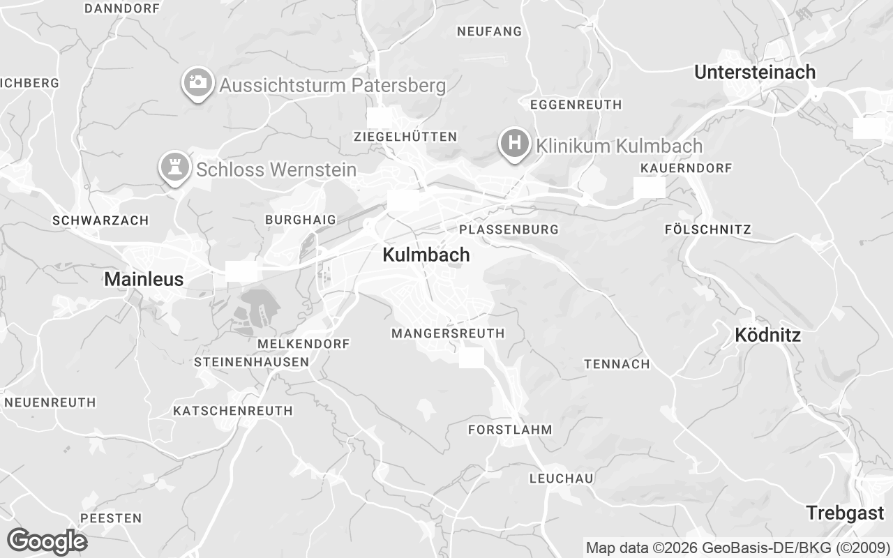 Karte von Kulmbach