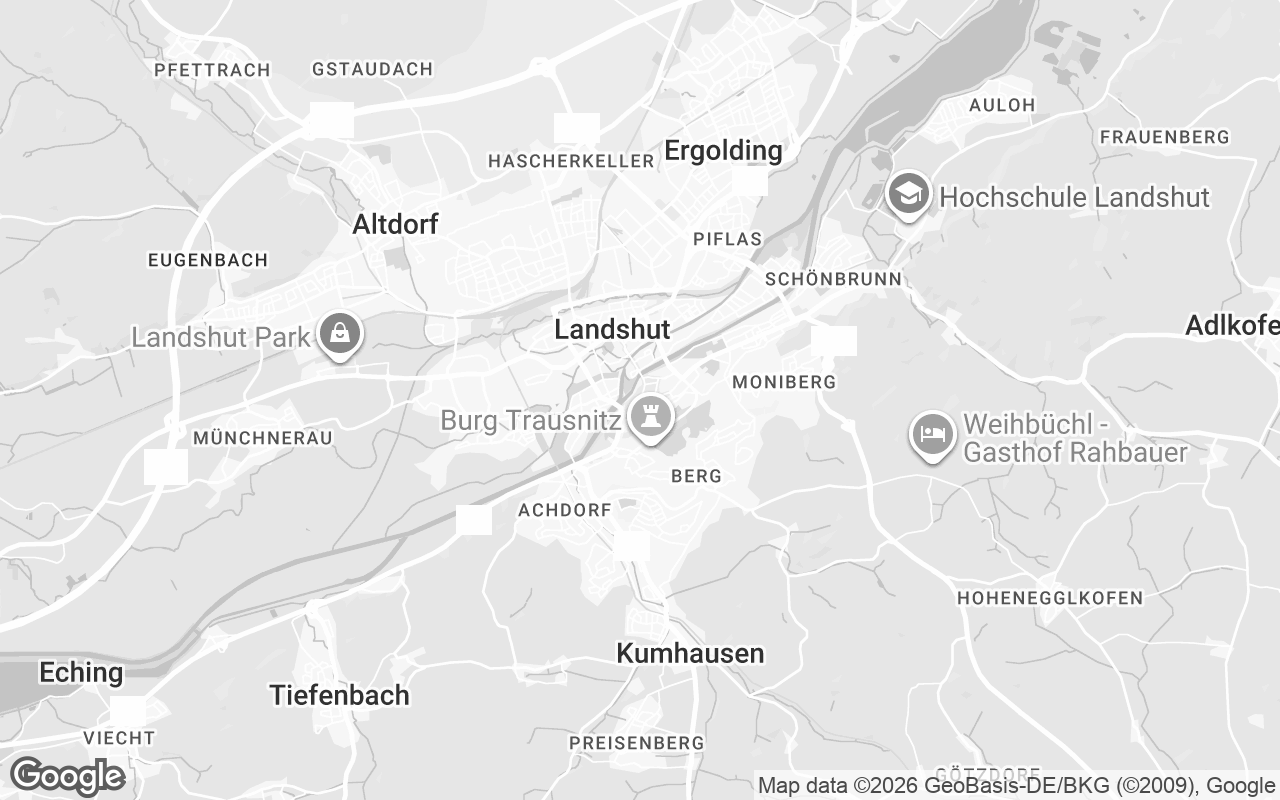 Karte von Landshut