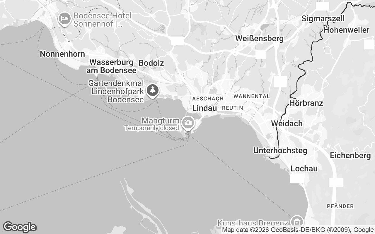 Karte von Lindau (Bodensee)