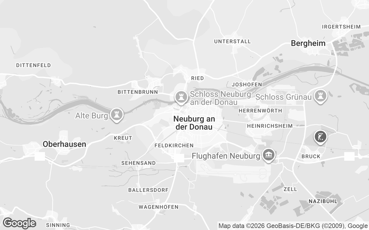 Karte von Neuburg an der Donau