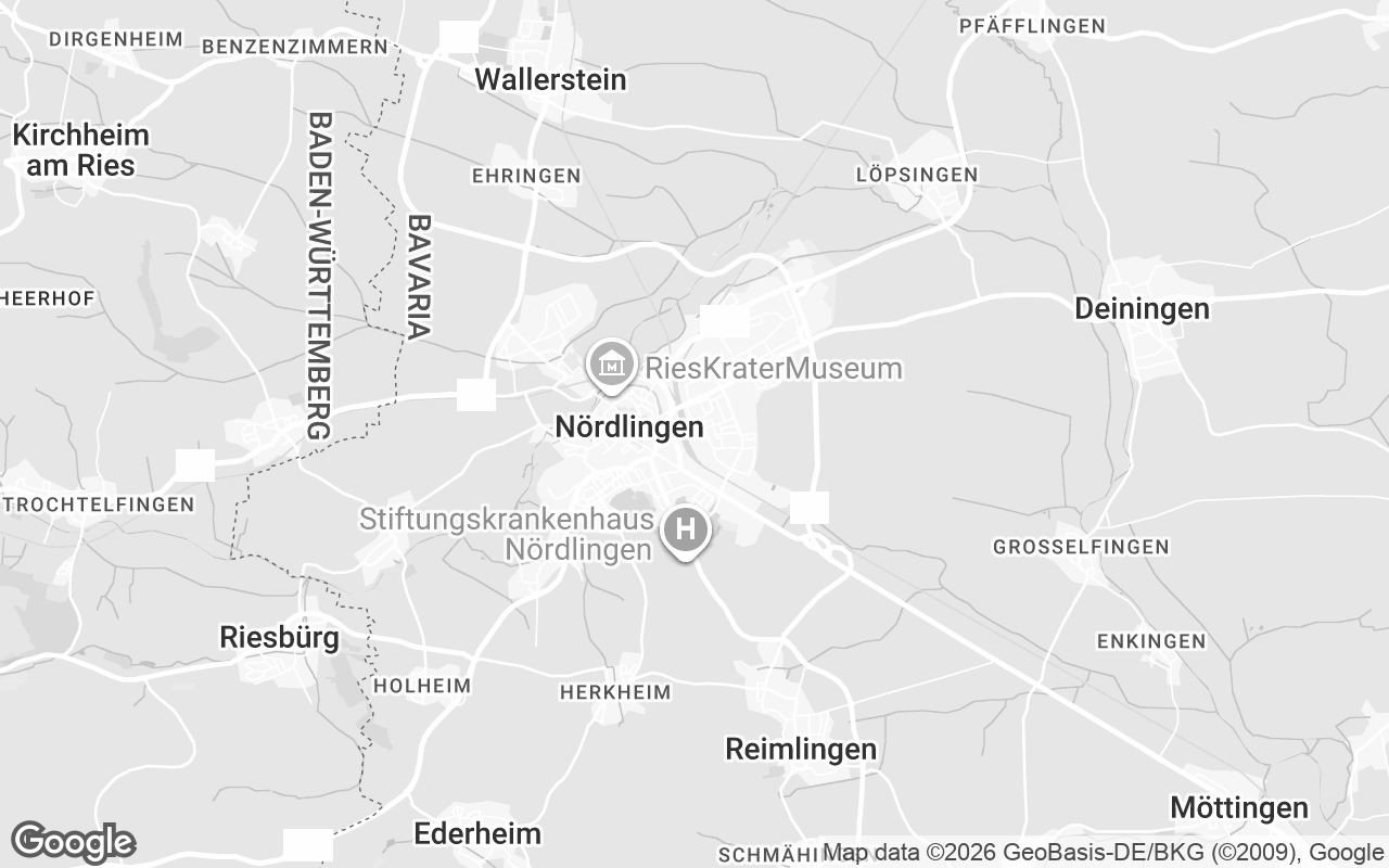 Karte von Nördlingen