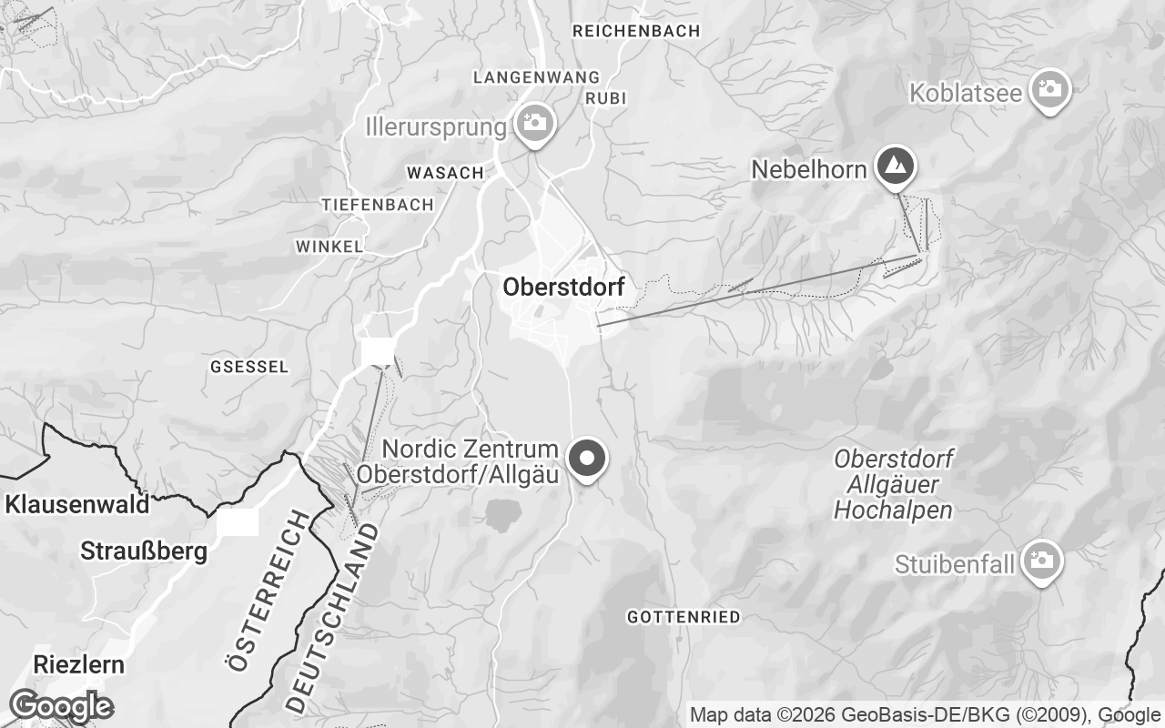 Karte von Oberstdorf