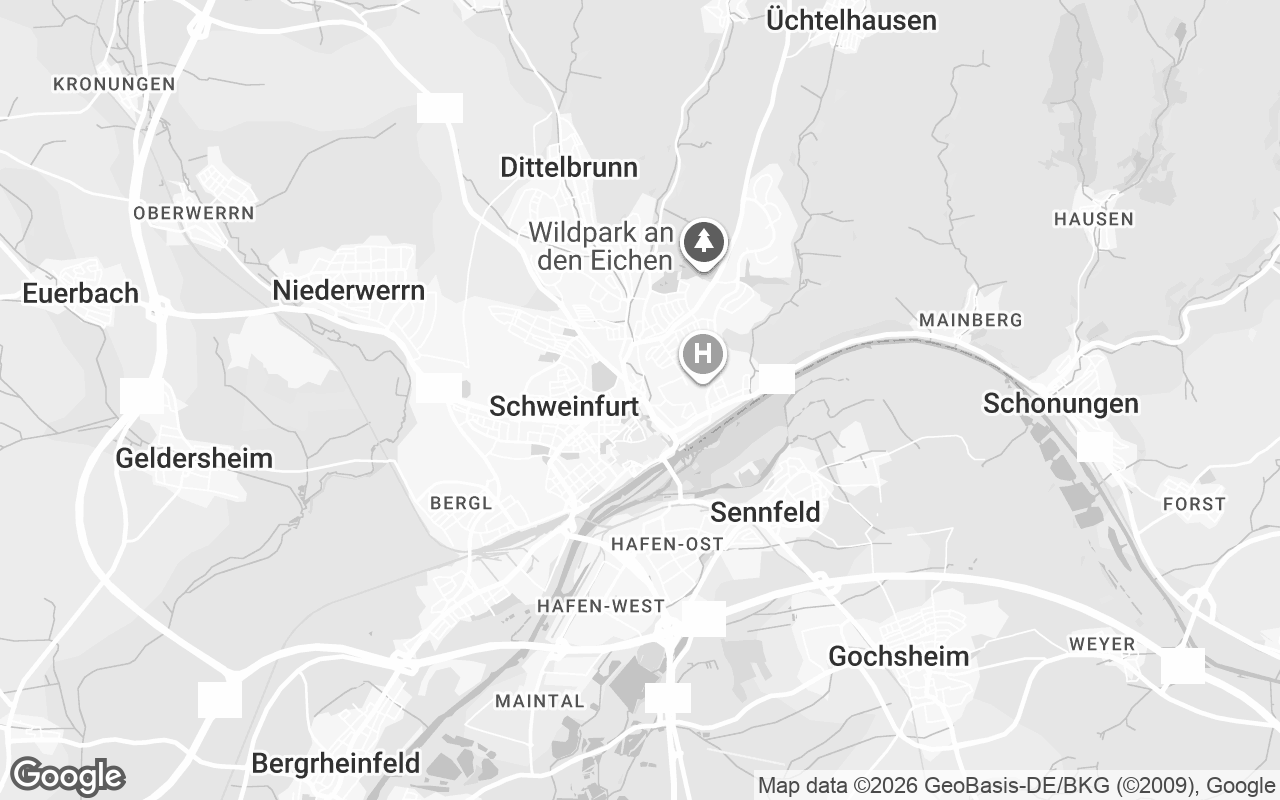 Karte von Schweinfurt