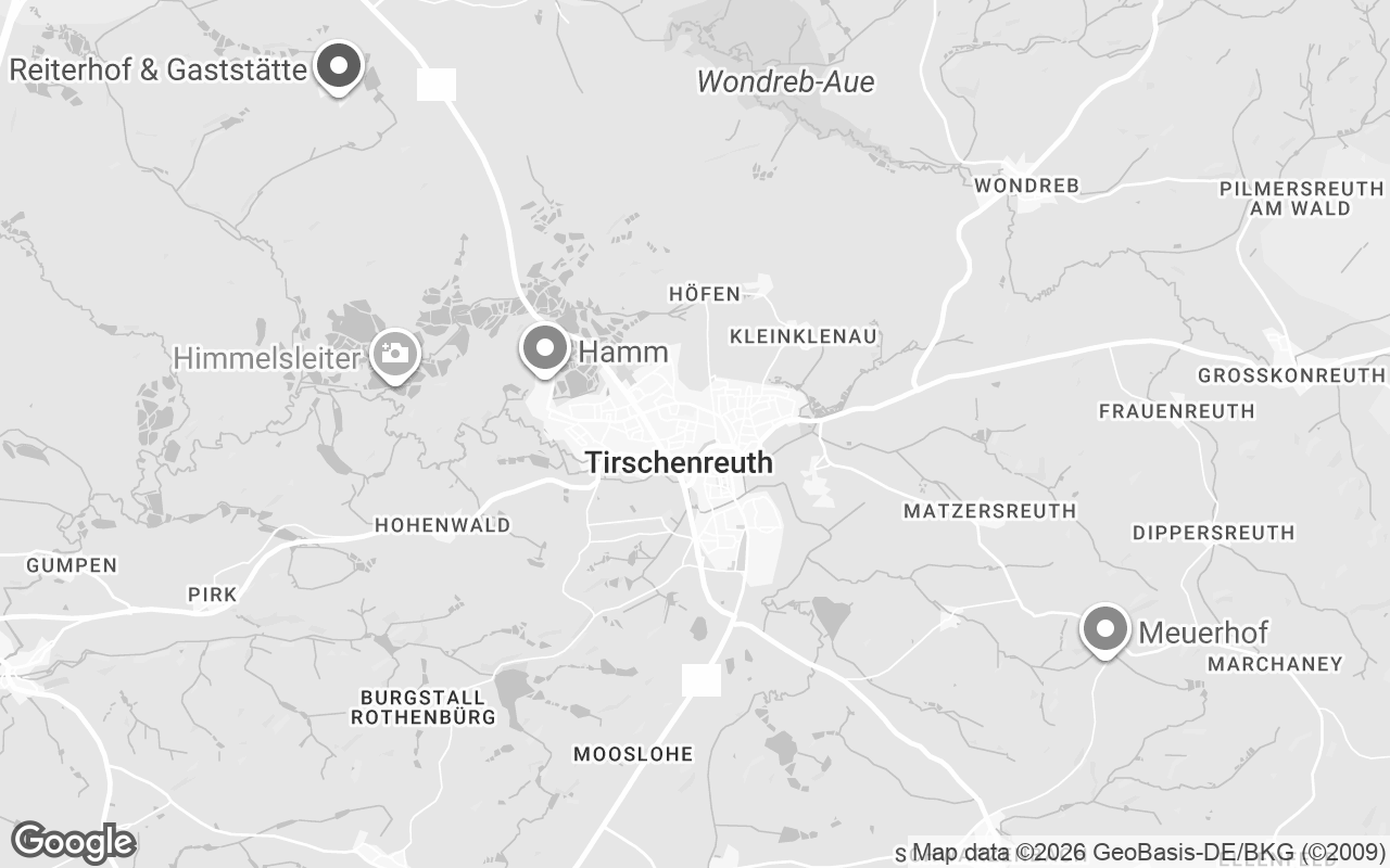 Karte von Tirschenreuth