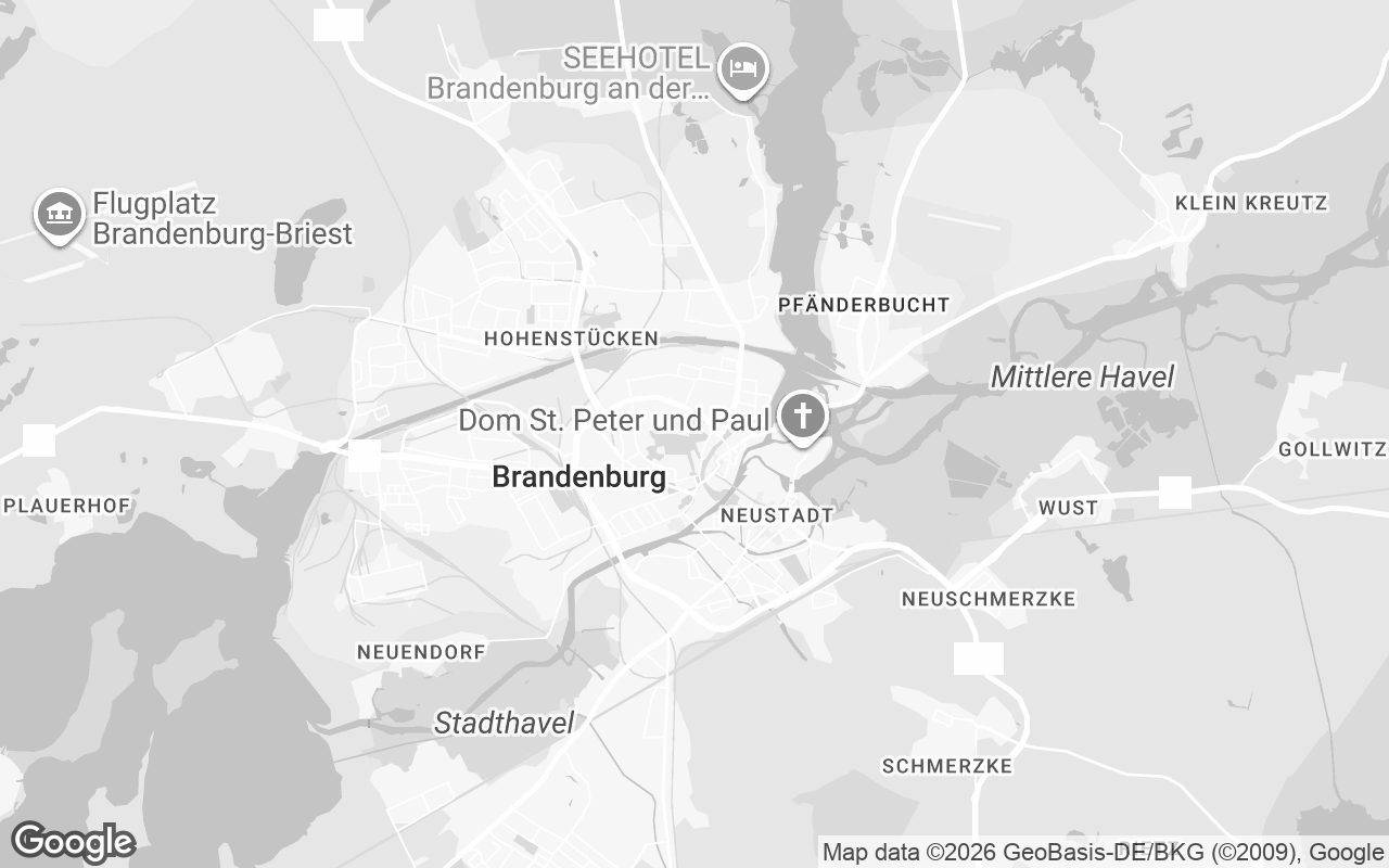 Karte von Brandenburg an der Havel
