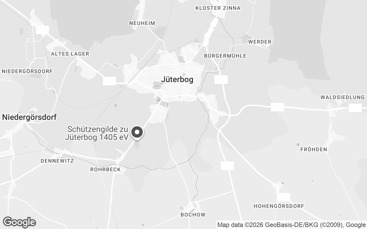 Karte von Jüterbog