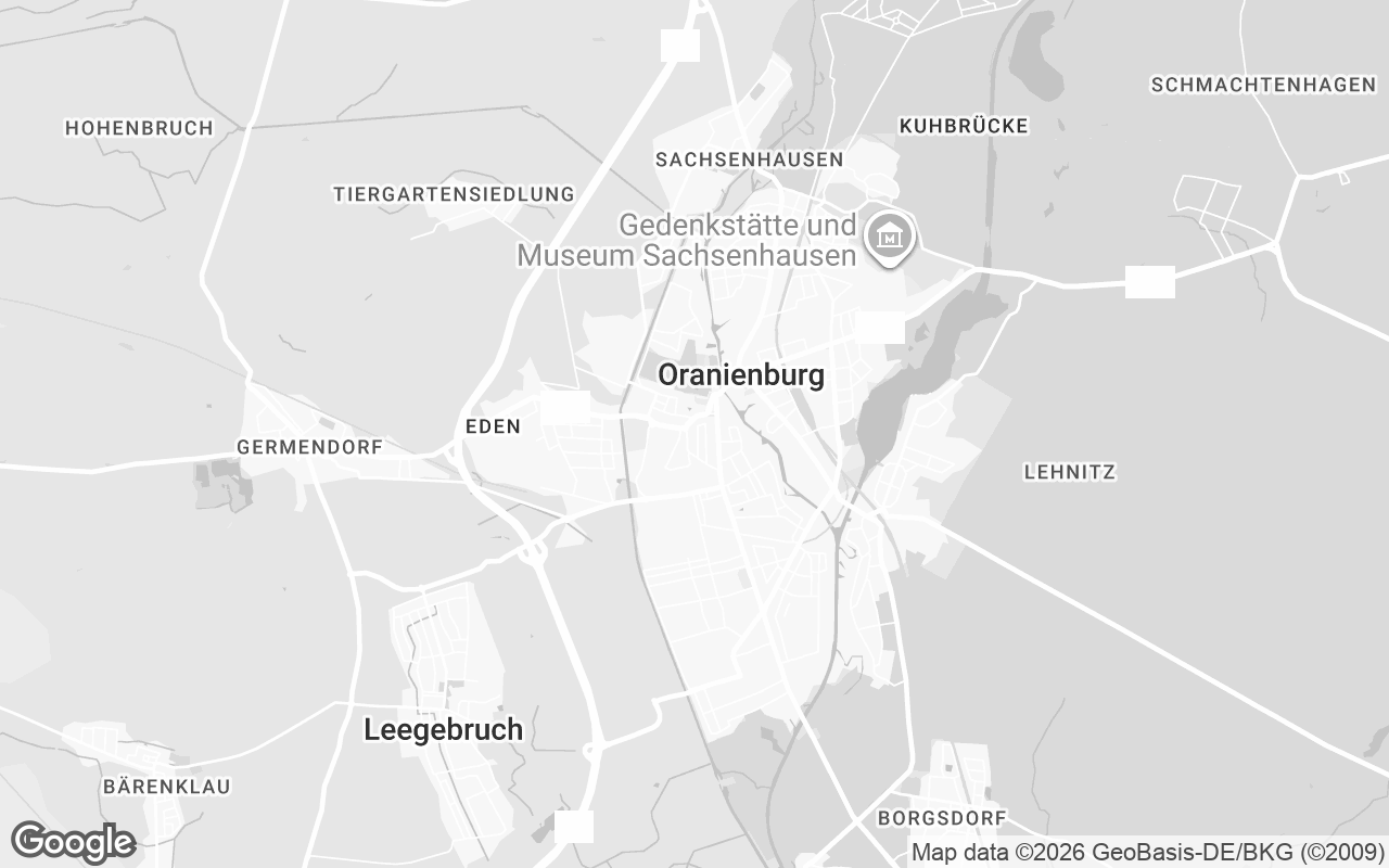 Karte von Oranienburg