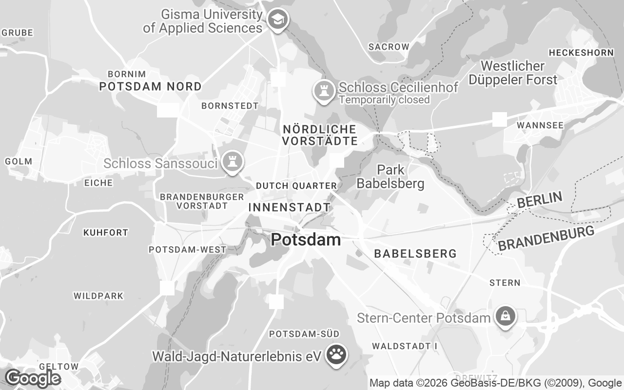 Karte von Potsdam