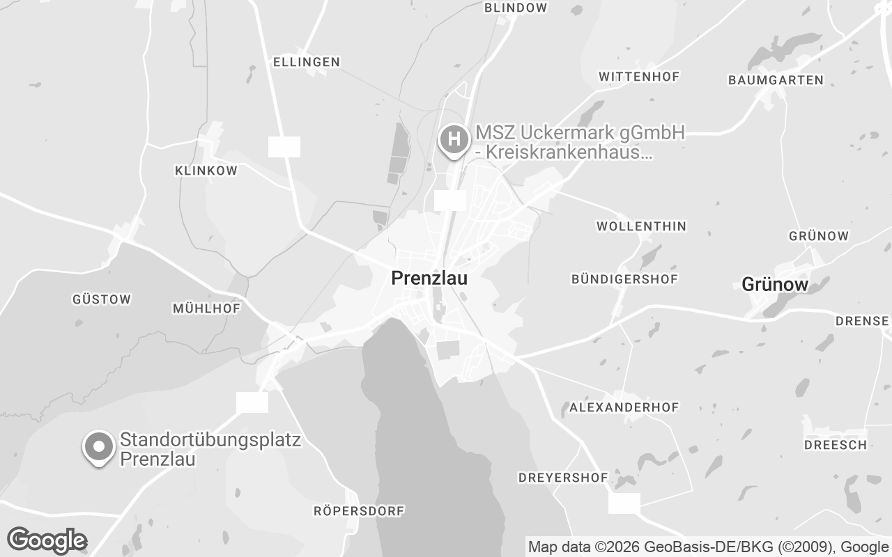 Karte von Prenzlau