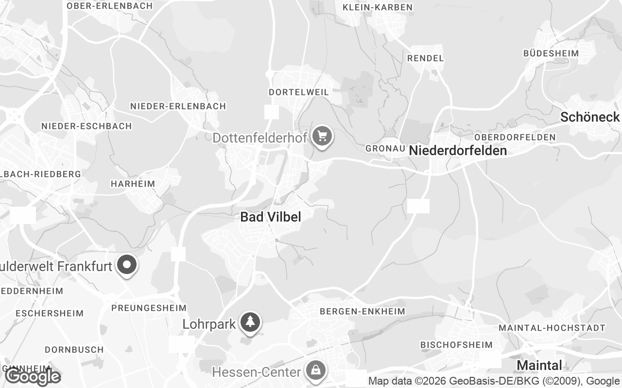 Karte von Bad Vilbel