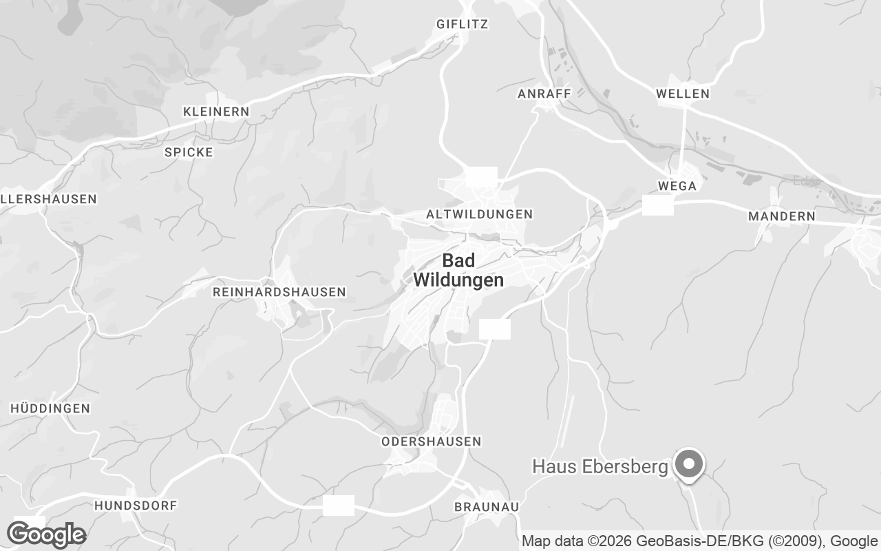 Karte von Bad Wildungen
