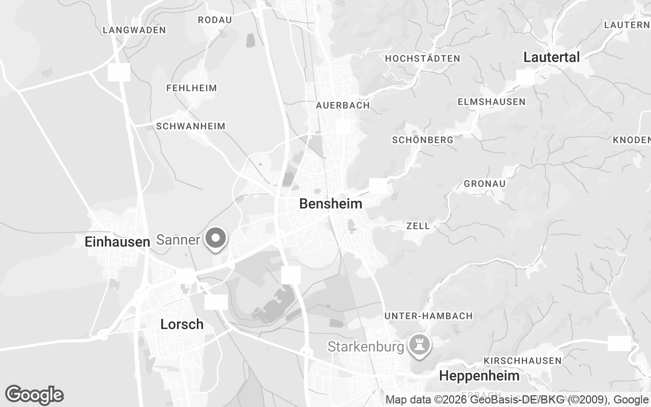 Karte von Bensheim