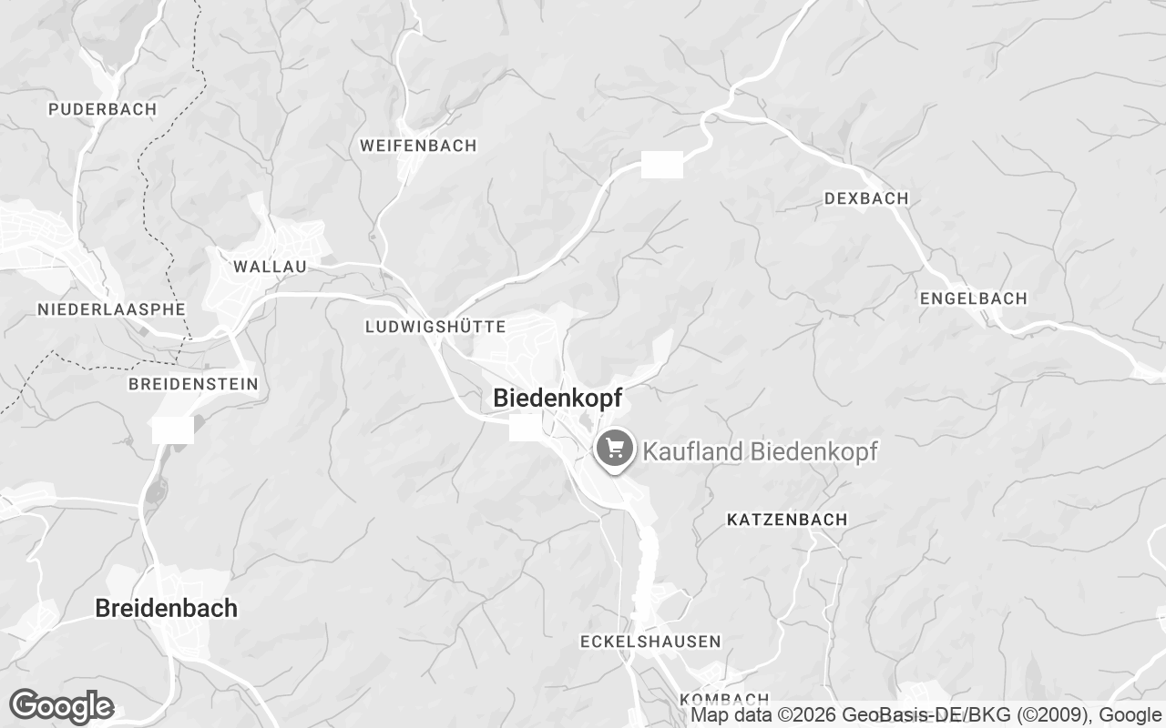 Karte von Biedenkopf