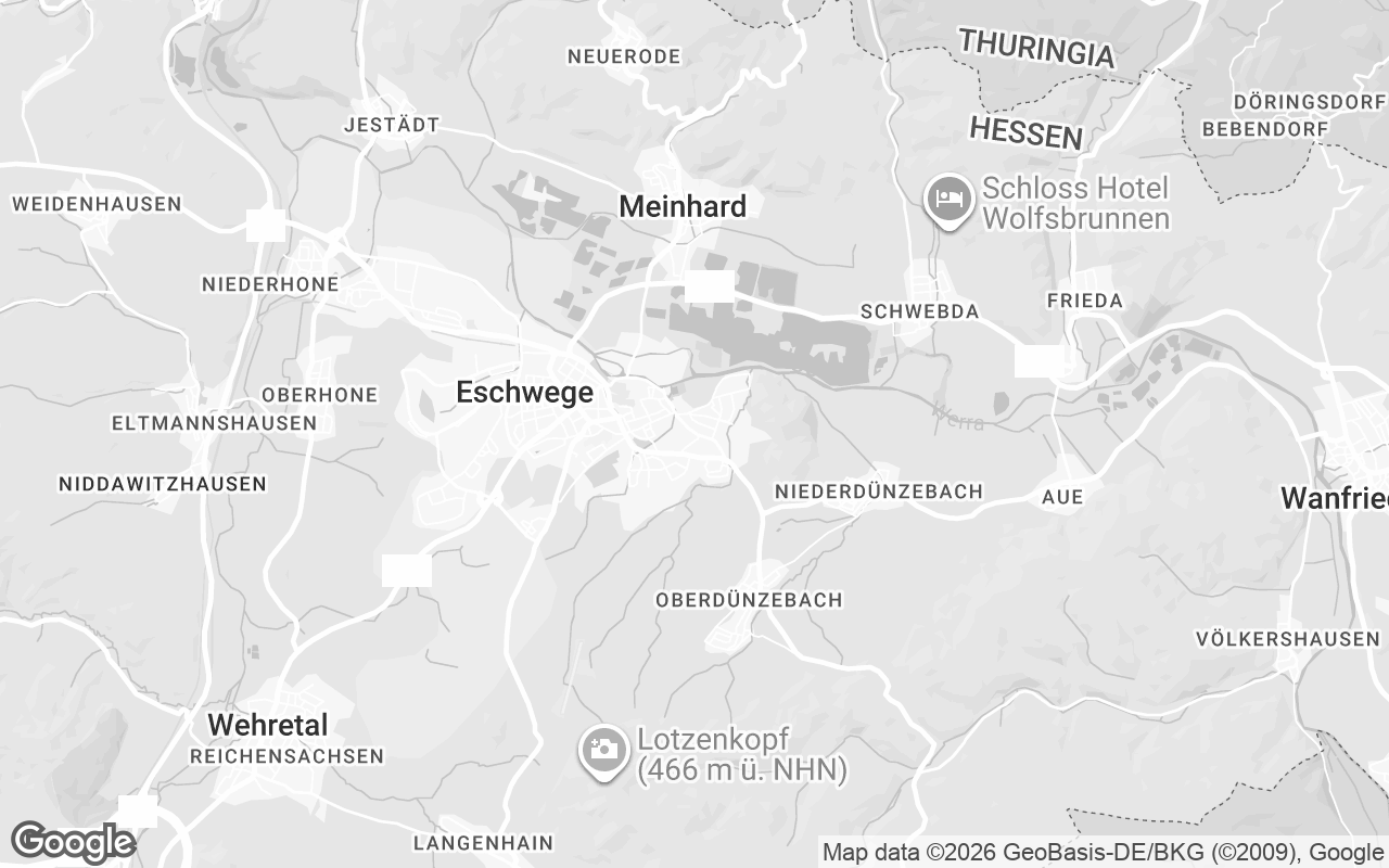 Karte von Eschwege