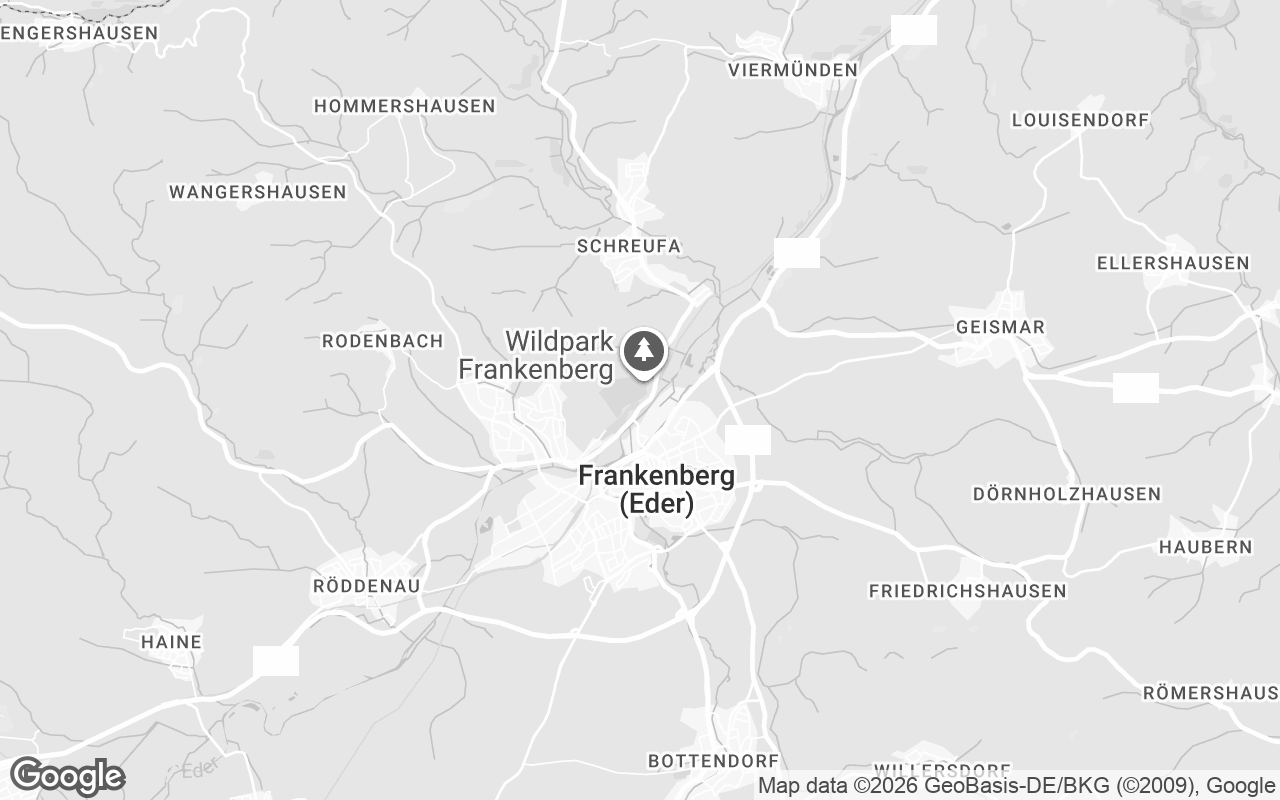 Karte von Frankenberg (Eder)