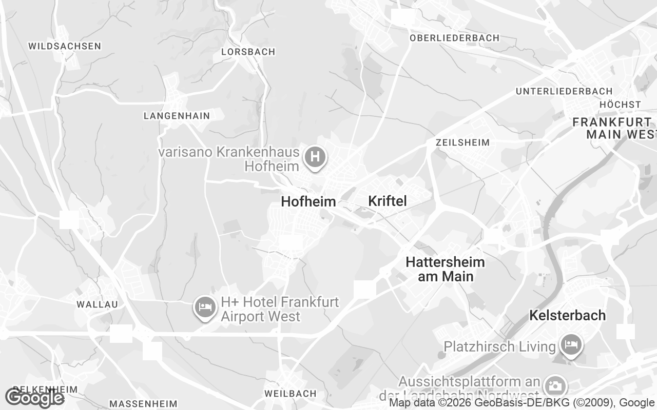 Karte von Hofheim am Taunus