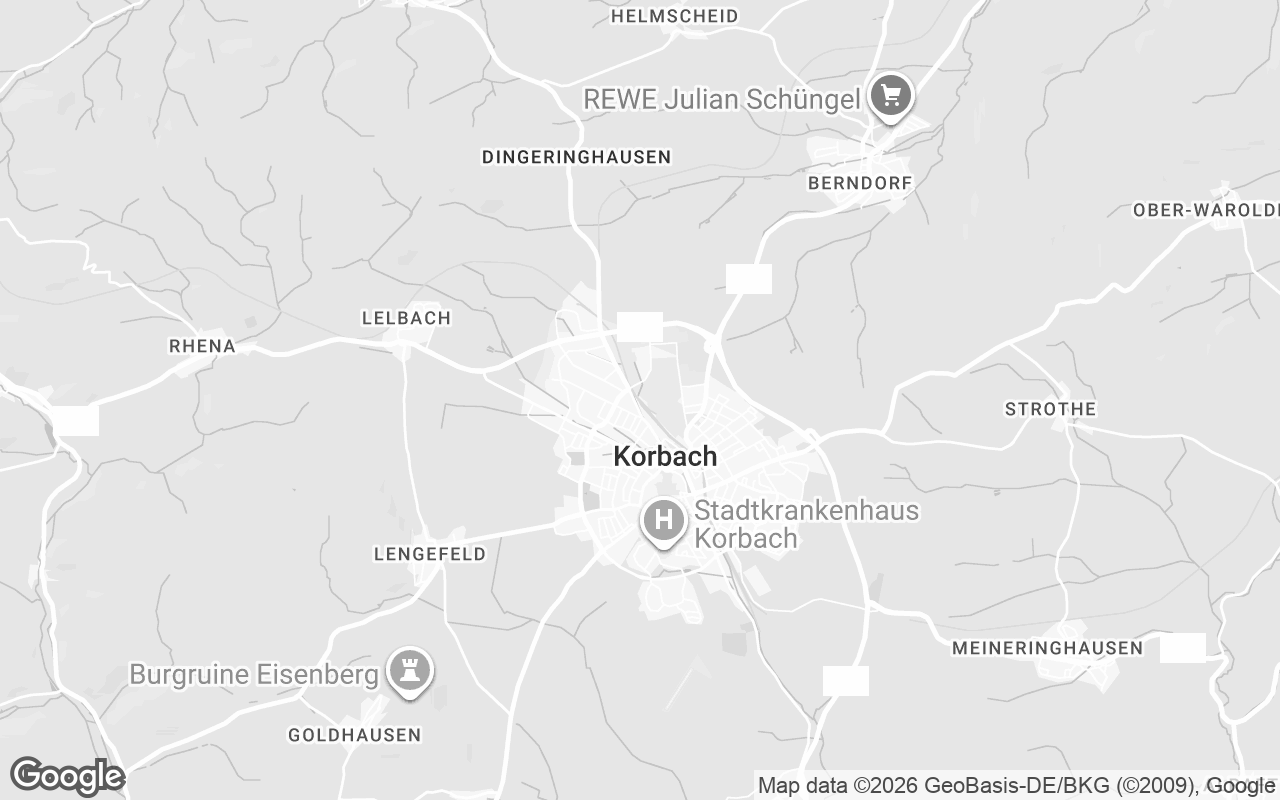 Karte von Korbach