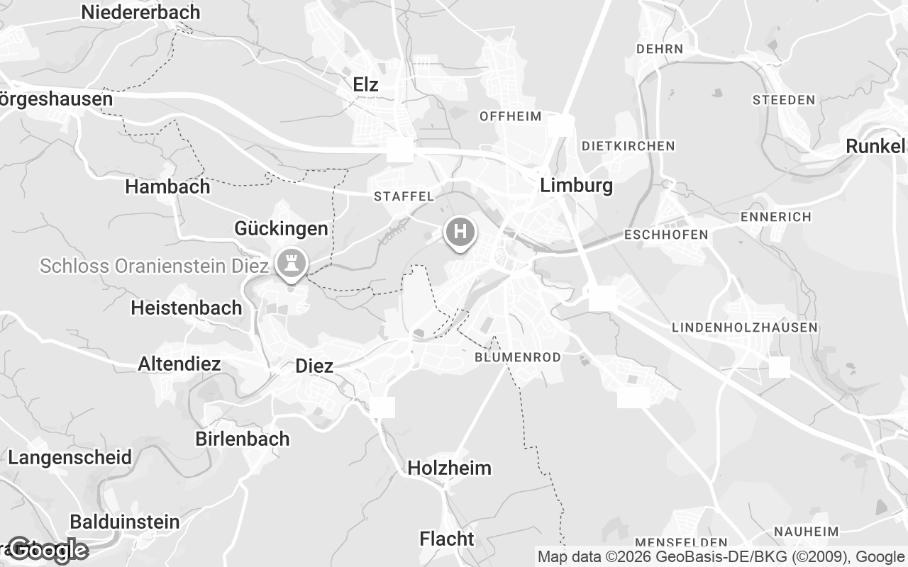 Karte von Limburg an der Lahn