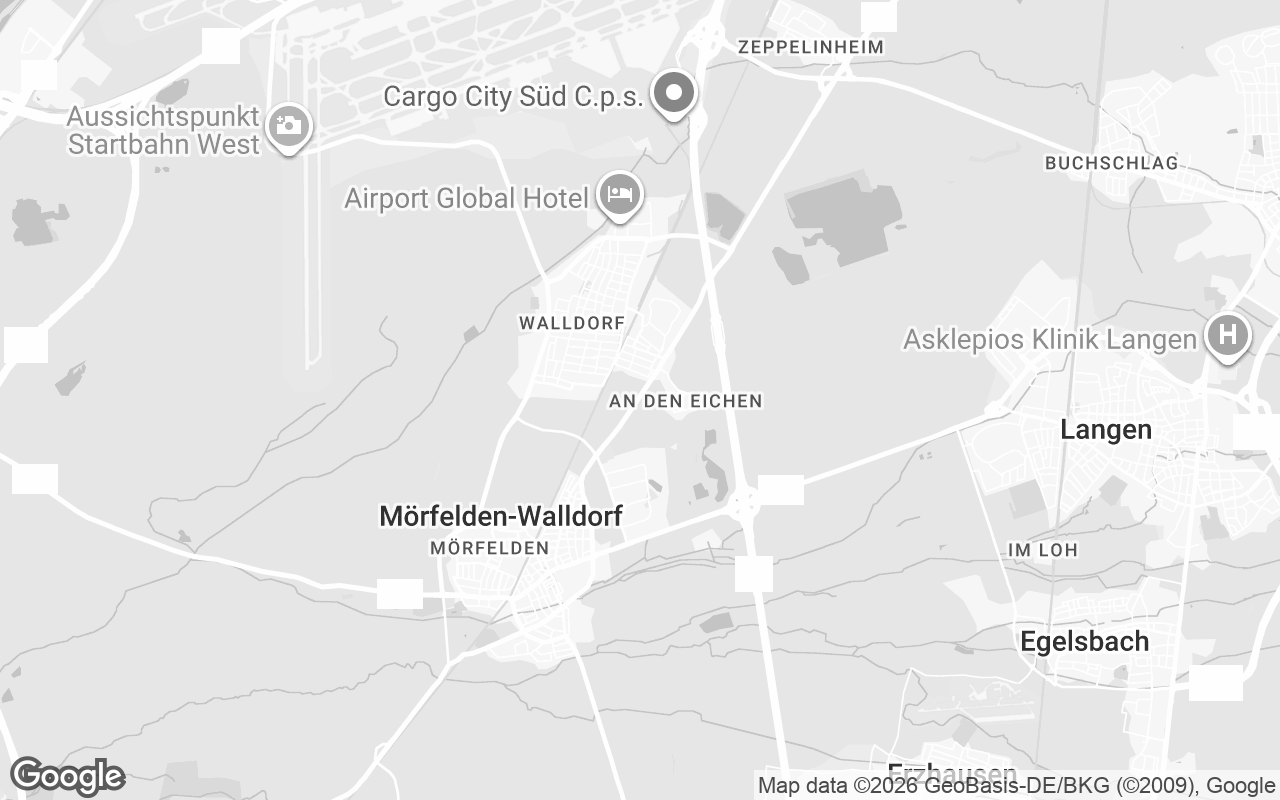 Karte von Mörfelden-Walldorf