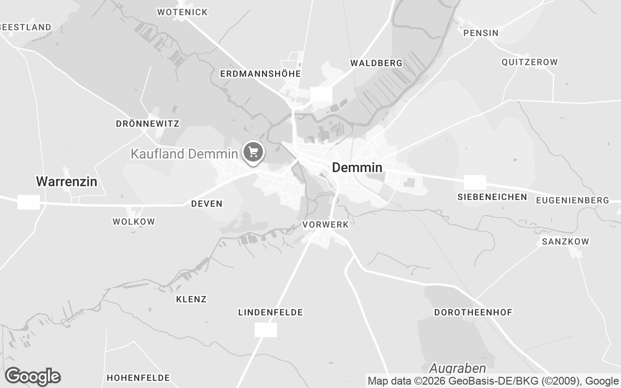 Karte von Demmin