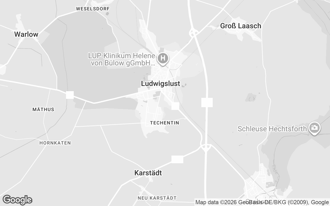 Karte von Ludwigslust