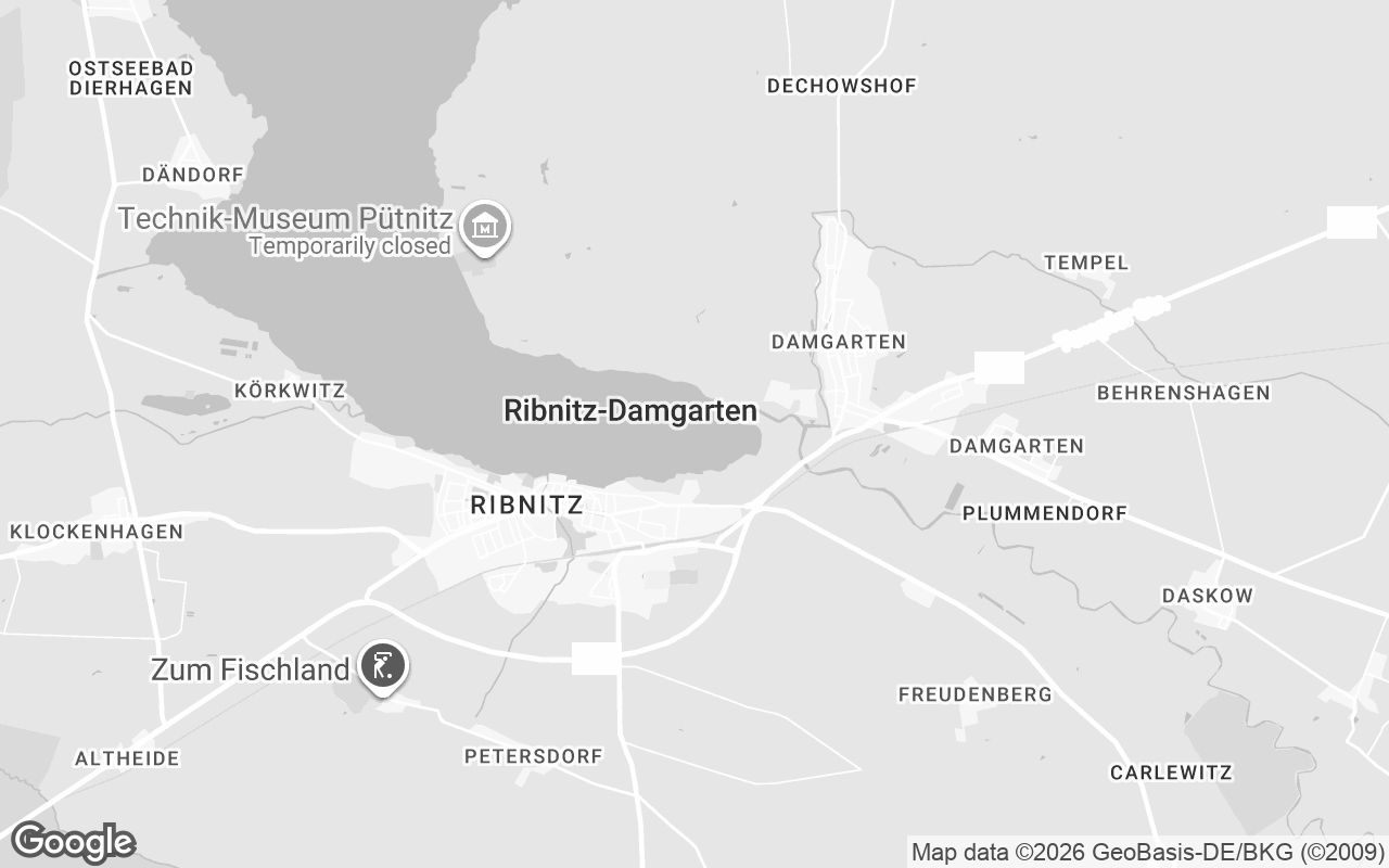 Karte von Ribnitz-Damgarten