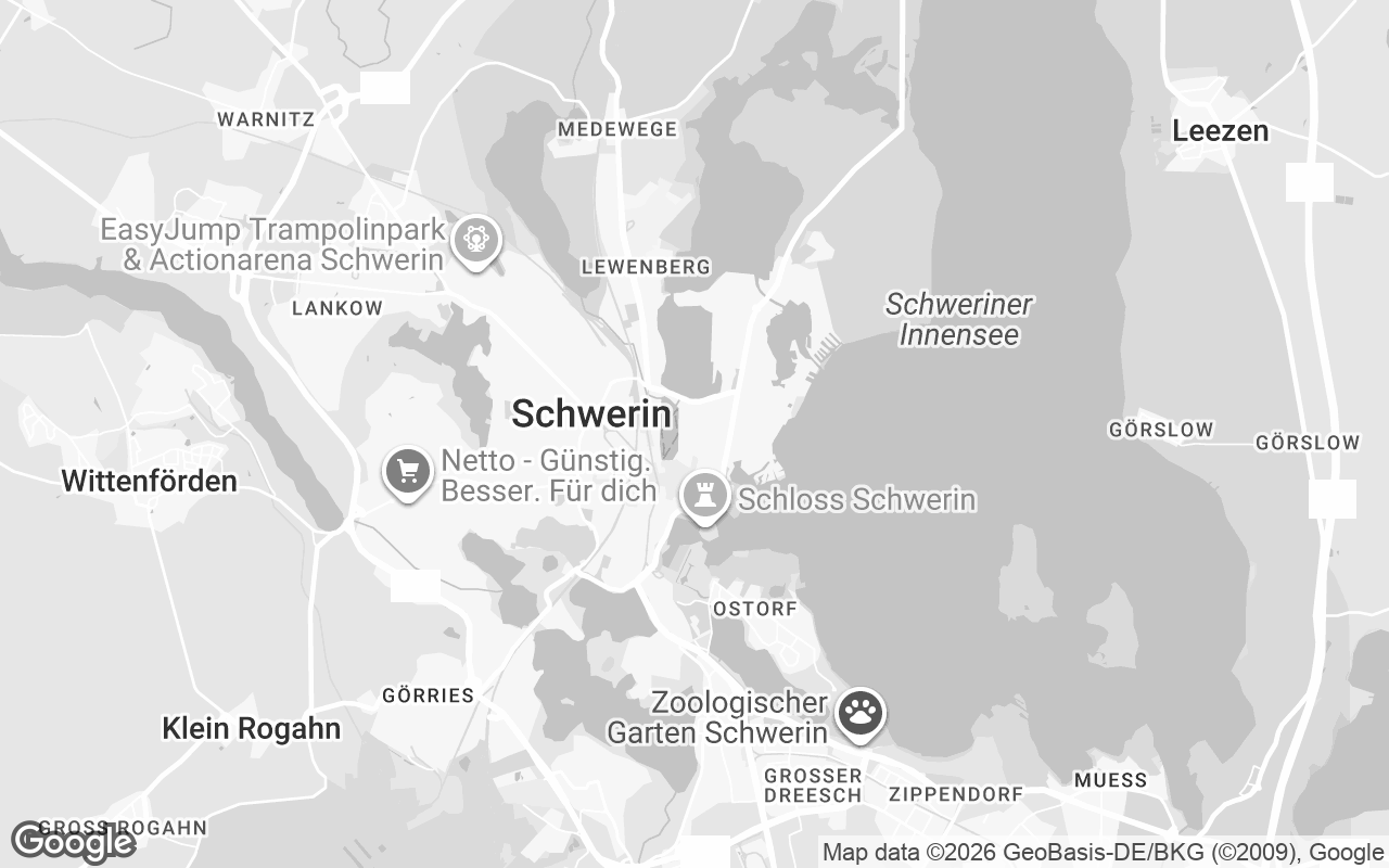 Karte von Schwerin