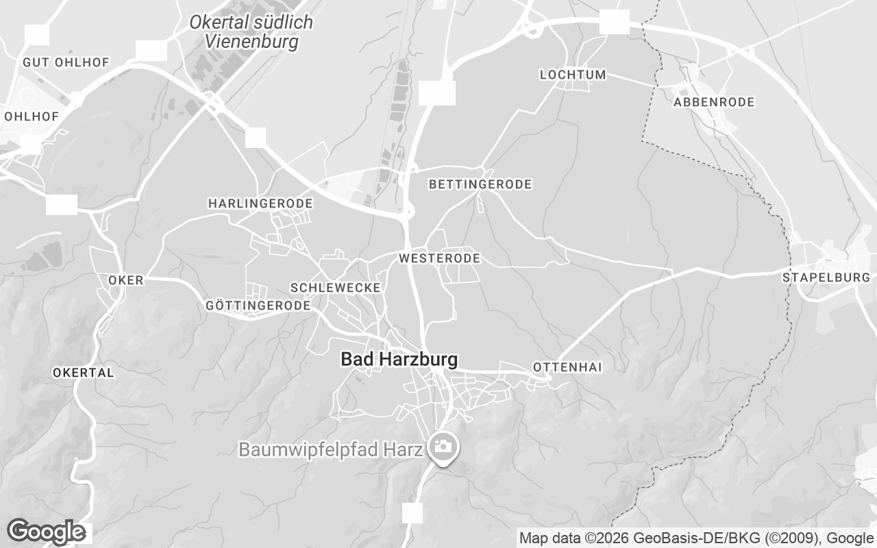 Karte von Bad Harzburg