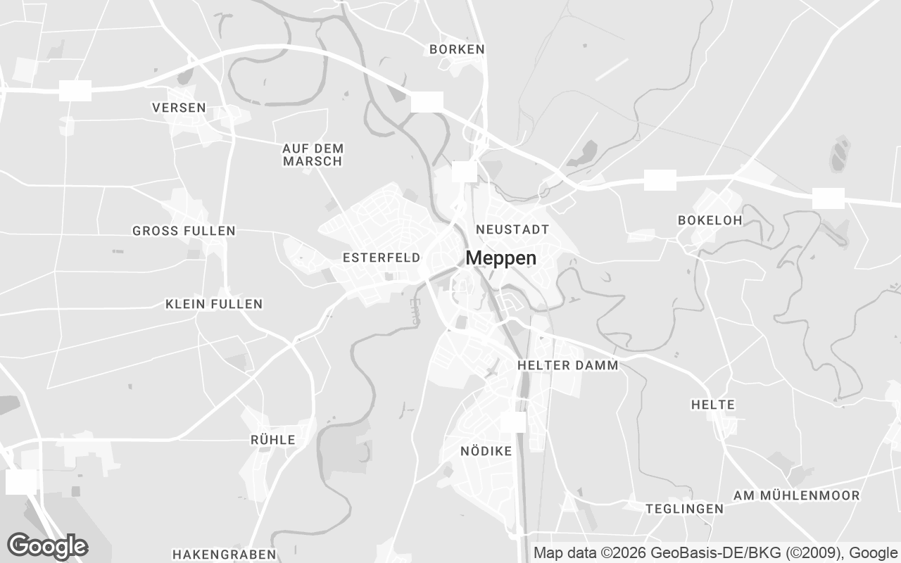 Karte von Meppen