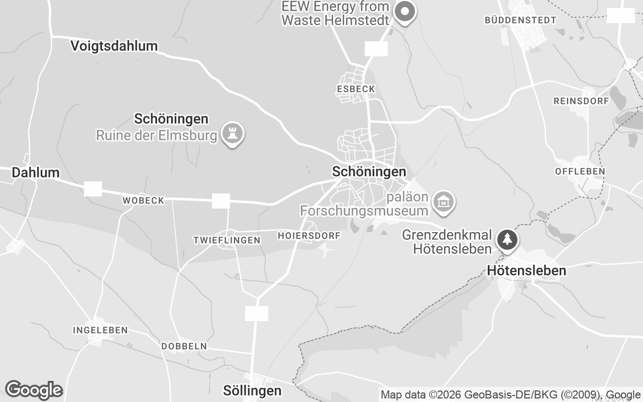 Karte von Schöningen