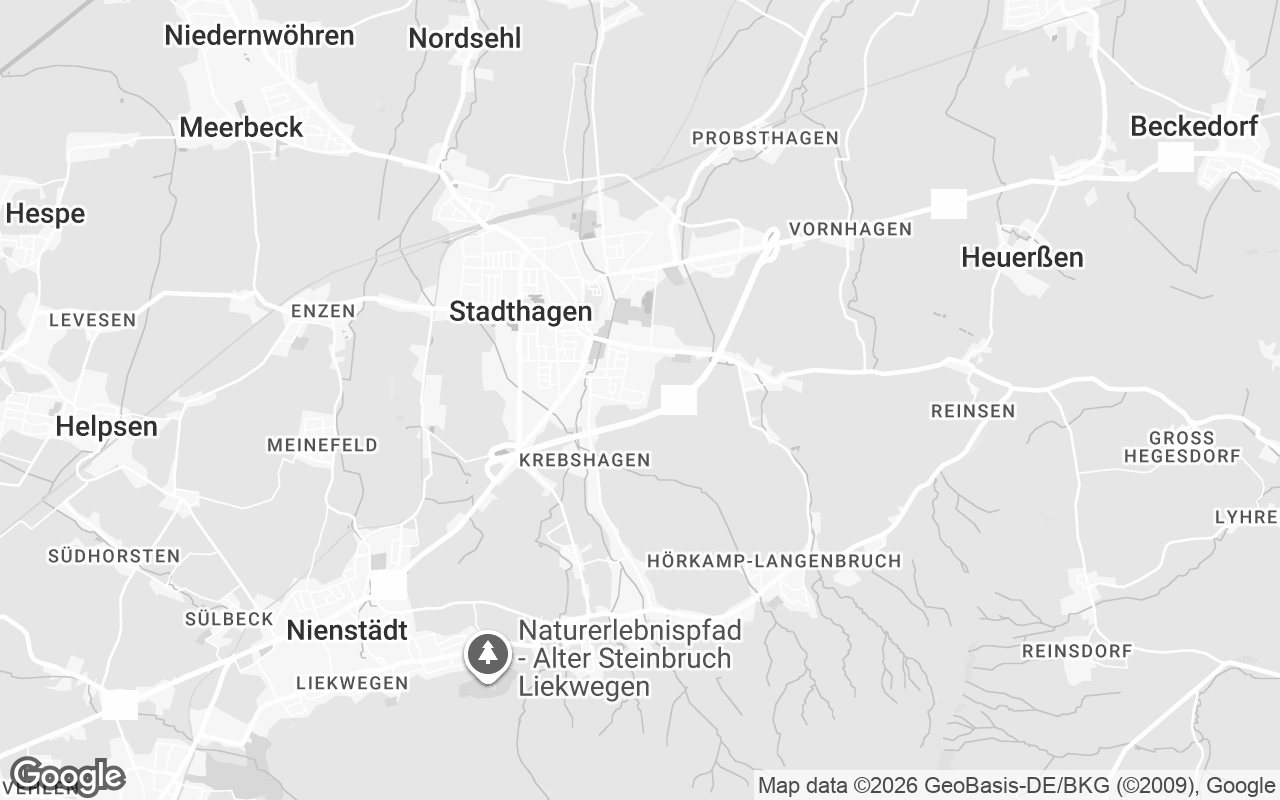 Karte von Stadthagen